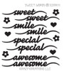 Krazy Kreations Double Stick Stickers- Sweet Words
