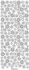 Starform Small Snowflakes Gold Peel Sticker 8530 G