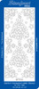Starform Glitter Red 7086 Filigree Christmas Trees Stickers