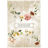 Stamperia Rice Paper Sheet A4 - Garden of Promises- Garlands