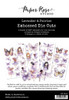 Paper Rose- Embossed Die Cut - Lavender & Fairies