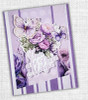 Paper Rose- 6x8" Quick Cards Die Cuts- Lavender Fairy