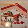 Creations New Super Stencils Booklet Card Making