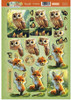 Hunkydory Crafts Playful Pals- Decoupage Topper Sheet- Wonderful Woodland DECTOP964