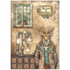 Stamperia A4 Decoupage Rice Paper - Alterego- Deer