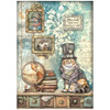 Stamperia A4 Decoupage Rice Paper - Alterego- Cat