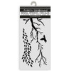 Stamperia Stencil 12X25CM- Dewdrops Branches