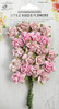 Little Birdie Crafts- Handmade Flowers- Catalina- Pearl Pink- 20pc