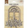 Little Birdie Crafts- Primed Chipboard- Flower Arch Window- 1pc