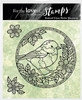 Hunkydory For the Love of Stamps- Stained Glass Birdie Blossoms - 5x5 Stamp Set