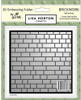 Lisa Horton Crafts- 3D Embossing Folder by Lisa- 6"x6"- Brickwork