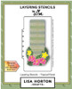 Lisa Horton Crafts- Layering Stencils- Tropical Panel