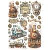 Stamperia A4 Decoupage Rice Paper - Train