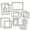 49 and Market- Vintage Artistry- Everywhere Chipboard Map Frames
