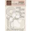 Stamperia- Clear Stamps- Create Happiness- Weekly Planner