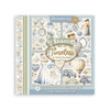 Stamperia 4 sheets- 6.5x6.5" Sticker Set - Timeless