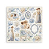 Stamperia 4 sheets- 6.5x6.5" Sticker Set - Timeless