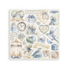 Stamperia 4 sheets- 6.5x6.5" Sticker Set - Timeless