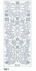 Starform Large Butterfly 941 Gold Peel Stickers Outline