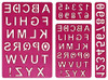 Heartfelt Creations Cut & Emboss Dies- Letters Numbers