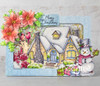 Bundle- Heartfelt Creations Countryside Winter 'scape Stamp & Die Set