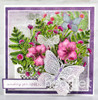 Heartfelt Creations Cut & Emboss Dies- Floral Butterfly Accents
