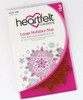 Heartfelt Creations Cling Rubber Stamp Set - Large Holiday Star