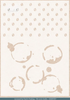 Card Deco Essentials Mixed Media Stencil Coffee Spots