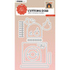 Studio Light Sweet Stories Collection- Fireplace Cutting Die Set