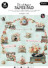 Studio Light- Die-cut Designer A4 Paper Pad- Shabby Chic