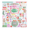 American Crafts- Paige Evans Sugarplum Wishes 12"X12" Foam Stickers