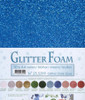 Leane Creatif 10 Glitter Foam Sheets A4 - Dark Blue 25.5299