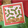 Hunkydory Moonstone Dies - Pierced Holly Background Panel