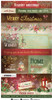 Studio Light- Sticker Sheets- 4 Sheets- Magical Christmas 105x210x2mm nr.13