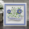 Creative Expressions- Sue Wilson- Banner Collection- Floral Wishes Craft Die