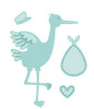 Creative Expressions- Sue Wilson- New Arrival Collection- Stork and Baby Die