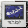 Creative Expressions- Sue Wilson- Festive Collection- Moonlight Sleigh Cover Plate Die