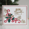 Creative Expressions- Sue Wilson- Pine and Holly Spray Craft Die