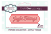 Creative Expressions- Jamie Rodgers- Pierced Collection- Joyful Tidings Craft Die