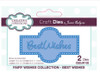 Creative Expressions- Jamie Rodgers- Fairy Wishes Collection- Best Wishes Craft Die