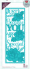 Creative Expressions- Sue Wilson- Slimline All-In-One- You Are So Special Craft Die