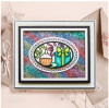 Creative Expressions- Sue Wilson- Stained Glass Collection- Birthday Craft Die