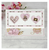 Creative Expressions- Sue Wilson- Slimline Collection- Decorative Heart Aperture Trio Craft Die