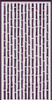 Creative Expressions- DL Stencil 4 in x 8 in- Bamboo Sticks