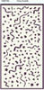 Creative Expressions- DL Stencil 4 in x 8 in (10.0 x 20.3 cm)- Party Confetti