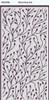 Creative Expressions- DL Stencil 4 in x 8 in- Branching Out