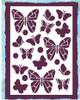Creative Expressions- Helen Colebrook- 8 in x 6 in Stencil- Whimsical Butterflies