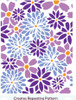 Creative Expressions- Mini Triple Layering Stencil- Chrysanthemum