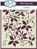 Creative Expressions- Mini Stencil- Flourish 4in x 3in