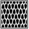 Creative Expressions- Sue Wilson- 6x6 Stencil- Pine Forest